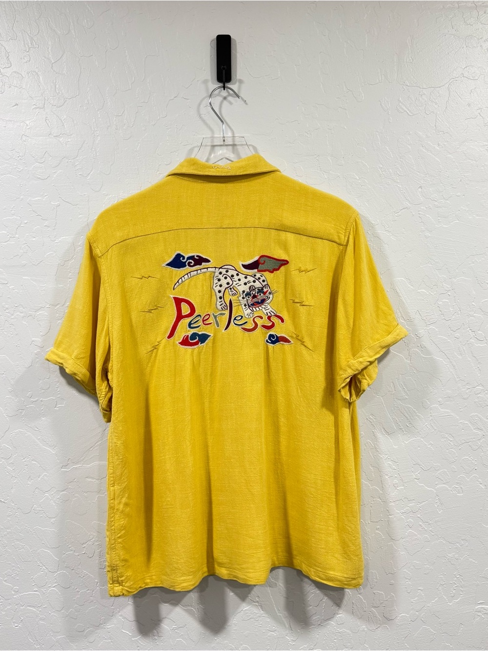 Visvim Irving Shirt 100% Rayon Embroidered Tiger Size 3 (M) - Picture 2 of 6